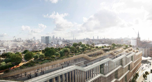 Google представили проект новой штаб-квартиры в Лондоне