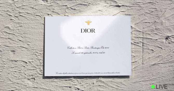 Прямая трансляция Christian Dior весна-лето 2018