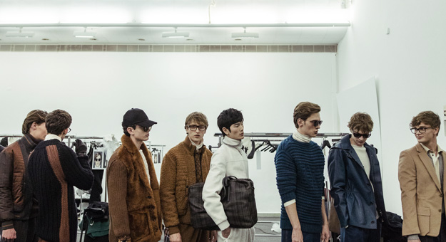 Бэкстейдж показа Ermenegildo Zegna в Москве