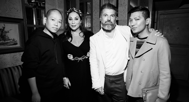 Гости юбилейного коктейля ЦУМа в Париже