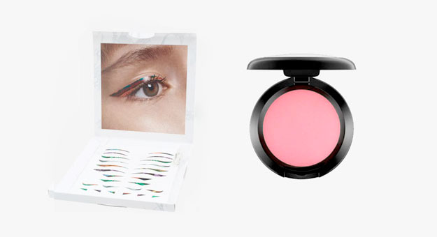 Как повторить макияж с голографическими стрелками с показа The Blonds