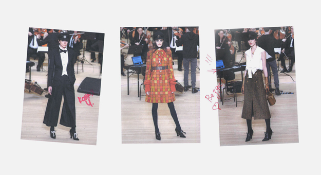 Гости показа Chanel выбирают себе вещи из коллекции Métiers d'Аrt Paris — Hamburg 2017/18