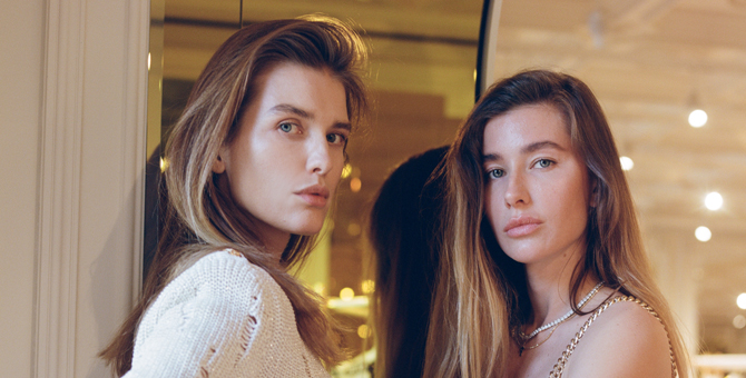 Наталья Гоций и Евгения Павлин показывают новый бутик Balmain