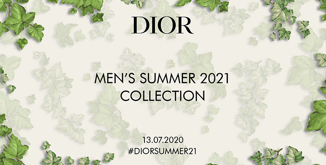 Онлайн-трансляция Dior Men, коллекция весна-лето 2021