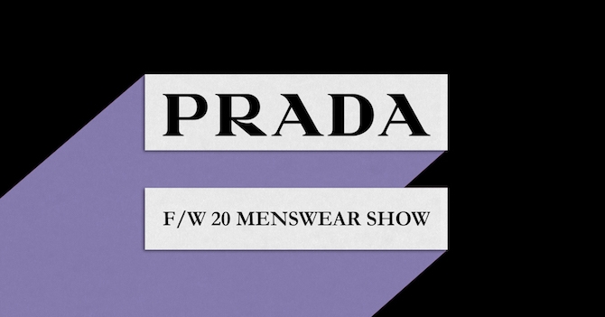 Онлайн-трансляция Prada, мужская коллекция осень-зима 2020