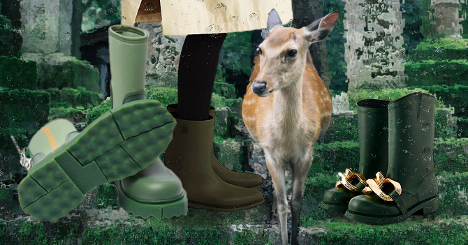 Как у крокодила Гены или Кейт Мосс: 16 пар резиновых сапог