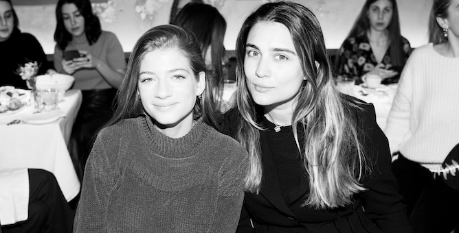 Гости завтрака Александры Новиковой и Guerlain