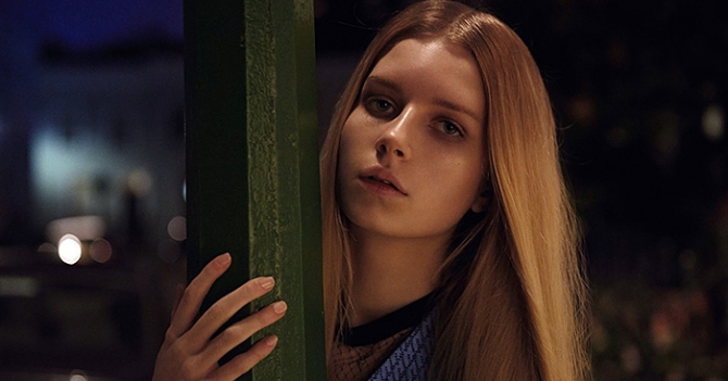 Первая модельная съемка Лотти Мосс