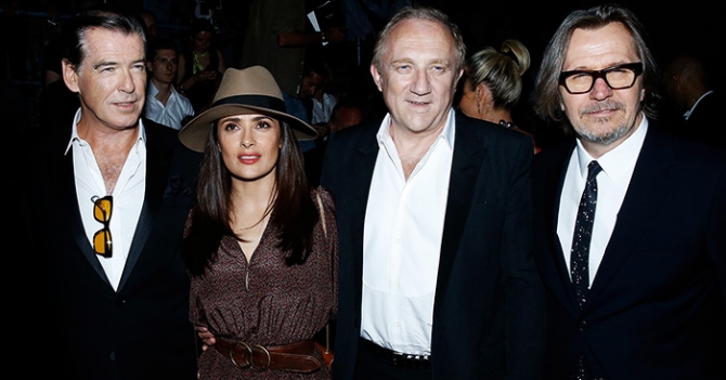 Гости показа Saint Laurent, весна-лето 2016