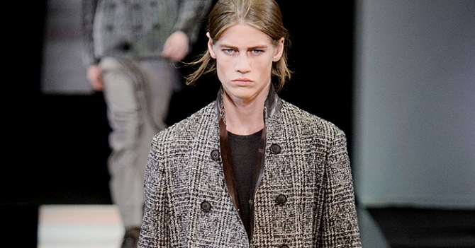 Обзор Buro 24/7: мужская коллекция Giorgio Armani, осень-зима 2015