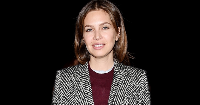 Даша Жукова на мужском показе Gucci, осень-зима 2015