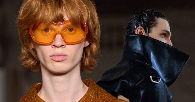 Челка-штрихкод и стрижка Алессандро Микеле: бьюти-тренды мужской Недели моды весна-лето 2026