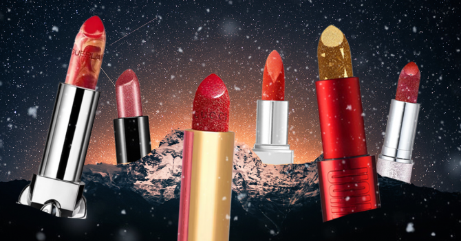 Помада для вечеринки: с шиммером, блестками, эффектом металлик