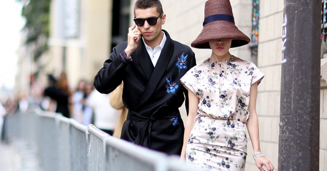 Неделя высокой моды в Париже: street style. Часть 1