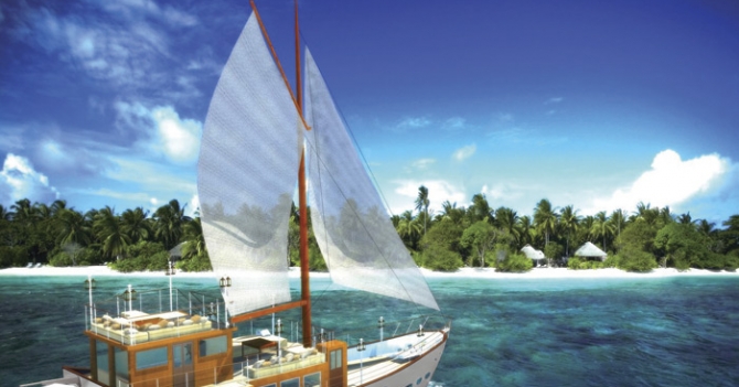 Лодка-сьют Soneva in Aqua на Мальдивах