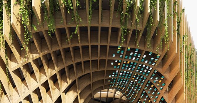 Высокоэкологичный французский павильон для Milan Expo 2015