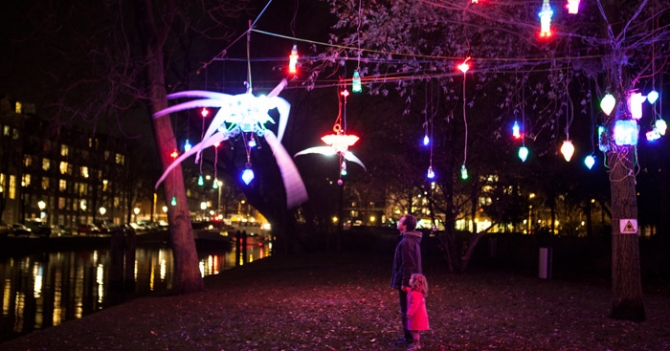 В Амстердаме открылся ежегодный фестиваль света