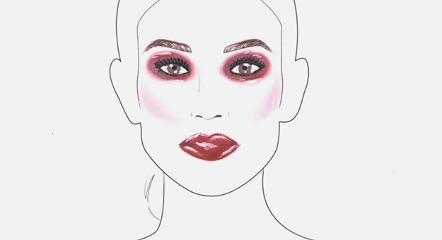 Визажист NARS рисует для Buro 24/7