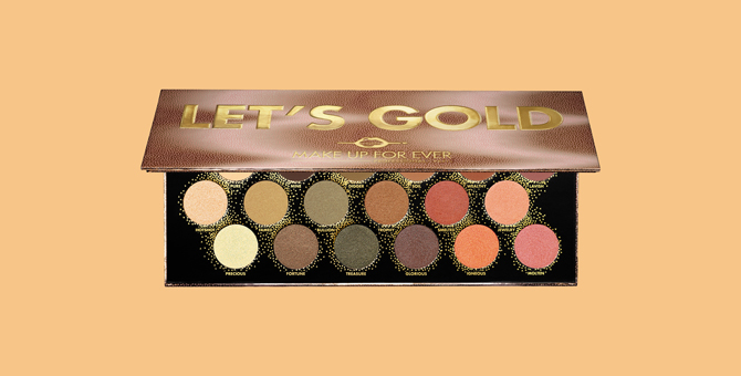 Палетка теней Let’s Gold Palette от Make Up For Ever — выбор Buro.