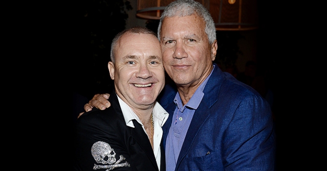 Дэмиен Херст и Ларри Гагосян отметили открытие Art Basel Miami