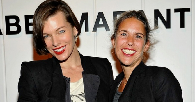 Вечер Изабель Маран и Миллы Йовович