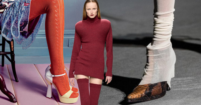 Пеппи Длинныйчулок: 25 модных носков, гольфов и колготок на осень и зиму