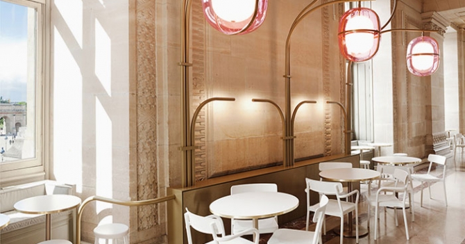 Новый дизайн в Café Mollien в Лувре