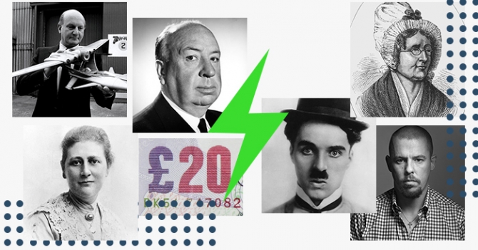 Голосование: новое лицо 20-фунтовой купюры