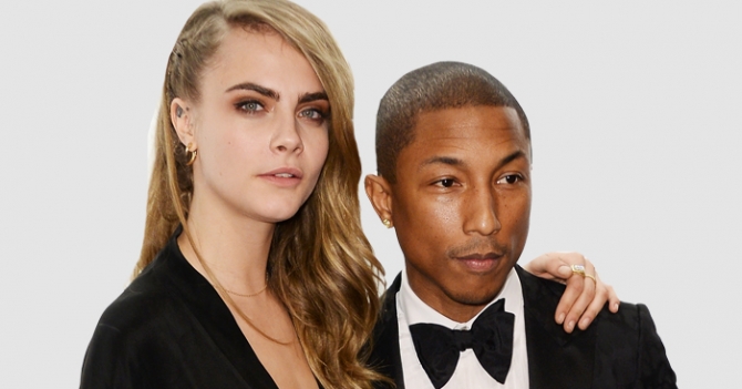 Кара Делевинь записала песню с Фарреллом Уильямсом