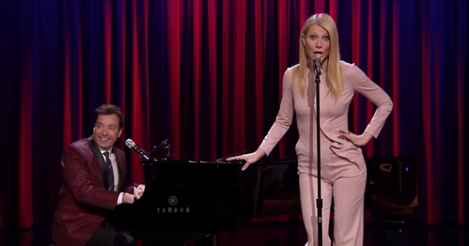 Гвинет Пэлтроу сделала бродвейский кавер на Ники Минаж