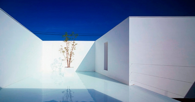 \"Белая пещера\": частный дом в Японии