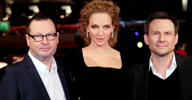 Ума Турман на премьере \"Нимфоманки\" Ларса фон Триера