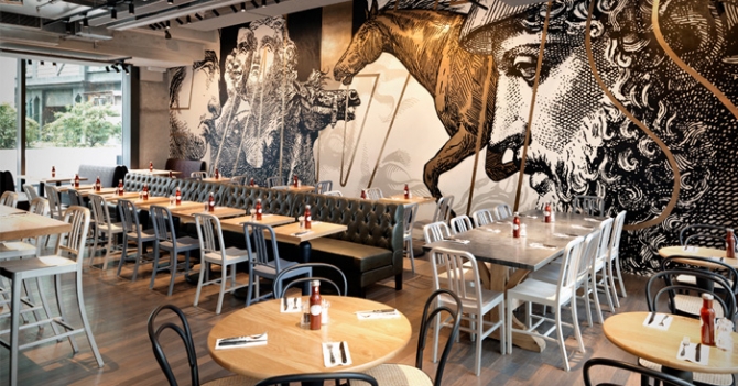 Мясной ресторан Beef & Liberty в Гонконге