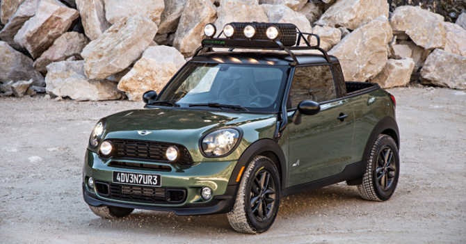MINI Cooper S Paceman превратили в пикап