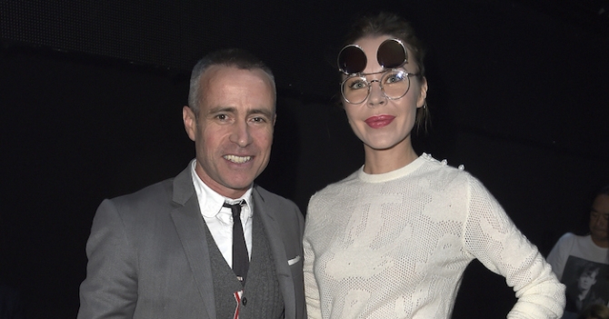 Гости показа Moncler Gamme Rouge, весна-лето 2015