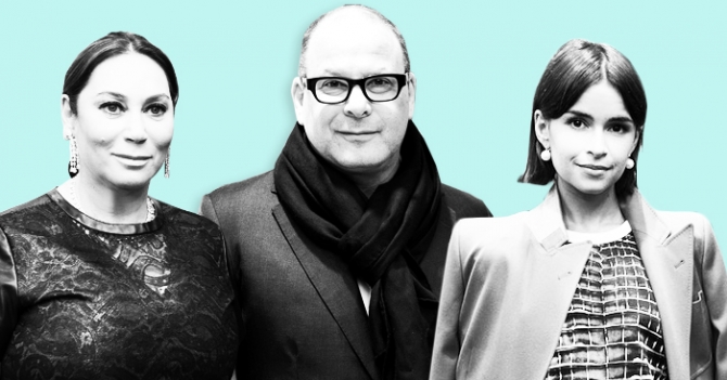 Гости вечера дизайнера Рида Кракоффа в ЦУМе