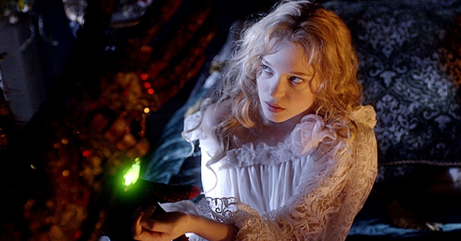 Леа Сейду и Венсан Кассель в \"Красавице и чудовище\"