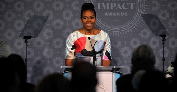 Мишель Обама на званом обеде журнала More