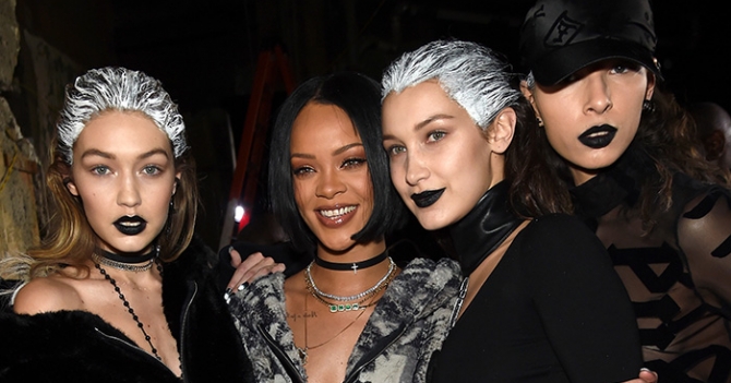 Гости показа Fenty Puma by Rihanna в Нью-Йорке