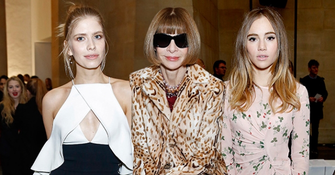 Гости показа Topshop Unique в Лондоне