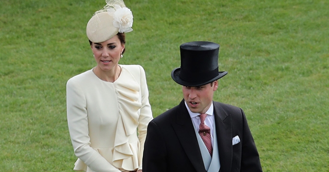 Прием королевы Елизаветы II в саду Букингемского дворца