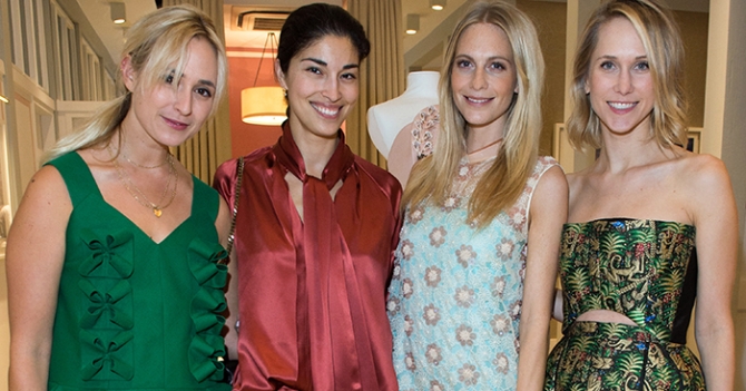 Поппи Делевинь на званом ужине Delpozo в Лондоне