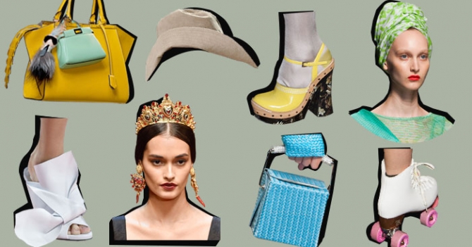 15 главных аксессуаров недели моды в Милане, весна-лето 2014