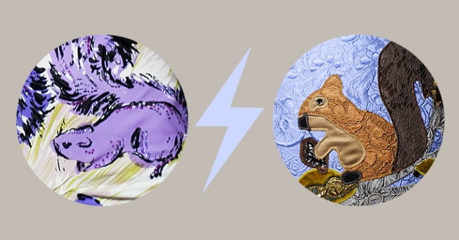 Голосование: белочки в коллекциях Schiaparelli VS Dolce & Gabbana