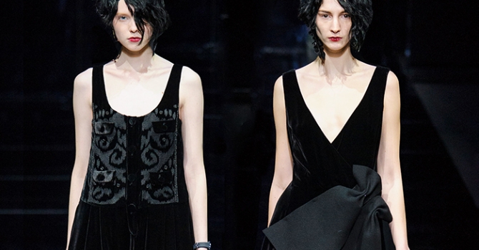 Обзор Buro 24/7: Emporio Armani, осень-зима 2015