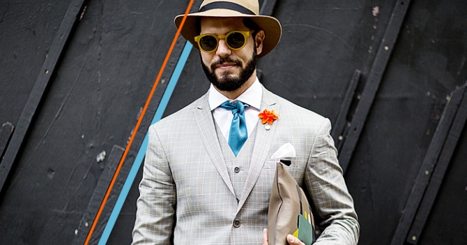 Неделя мужской моды в Лондоне, весна-лето 2016: street style. Часть 1