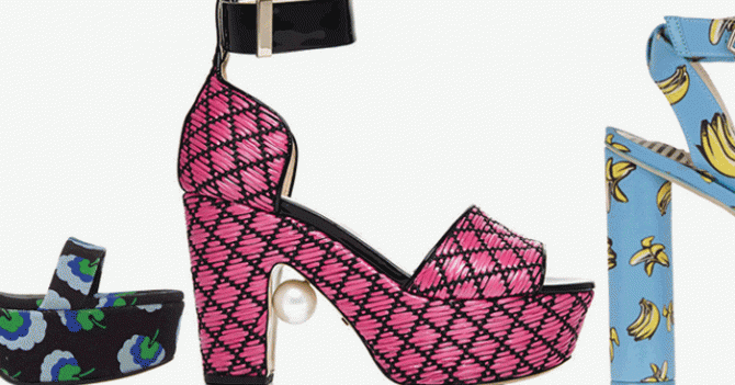 На заметку: узорные босоножки на платформе