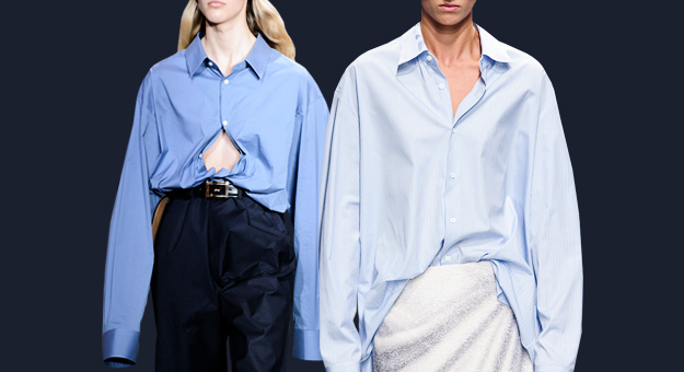 Рубашки необычного кроя — тенденции 2017