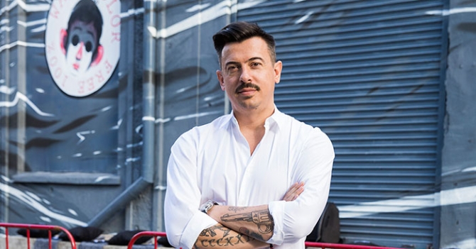 Открытие проекта Димы Ребуса на Трехгорной мануфактуре