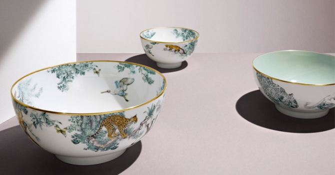 Hermès выпустил коллекцию \"дикой\" посуды